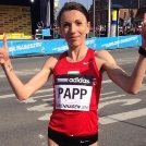A második legjobb európaiként végzett Papp Krisztina a Roma Ostia félmaratonon