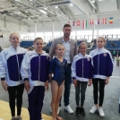 Berki Krisztián az utánpótlás válogatott tagjaival
