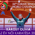 KÁKOSY OLÍVIA LETT AZ ÉV NŐI KARATÉSA