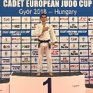Szatmári György aranyérmet nyert a cselgáncs ifjúsági Európa-kupán!